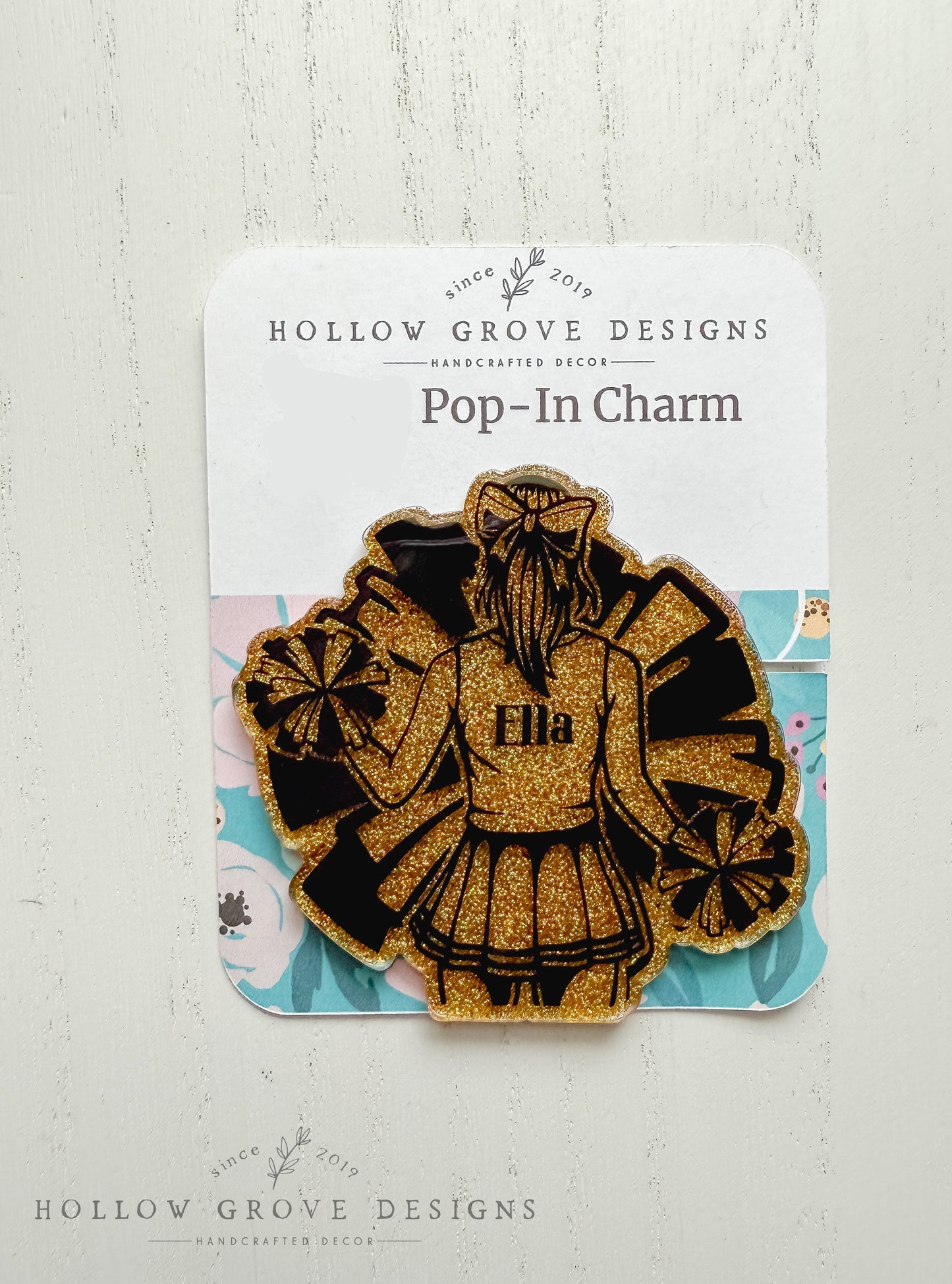Cheerleader Pop-In Charm