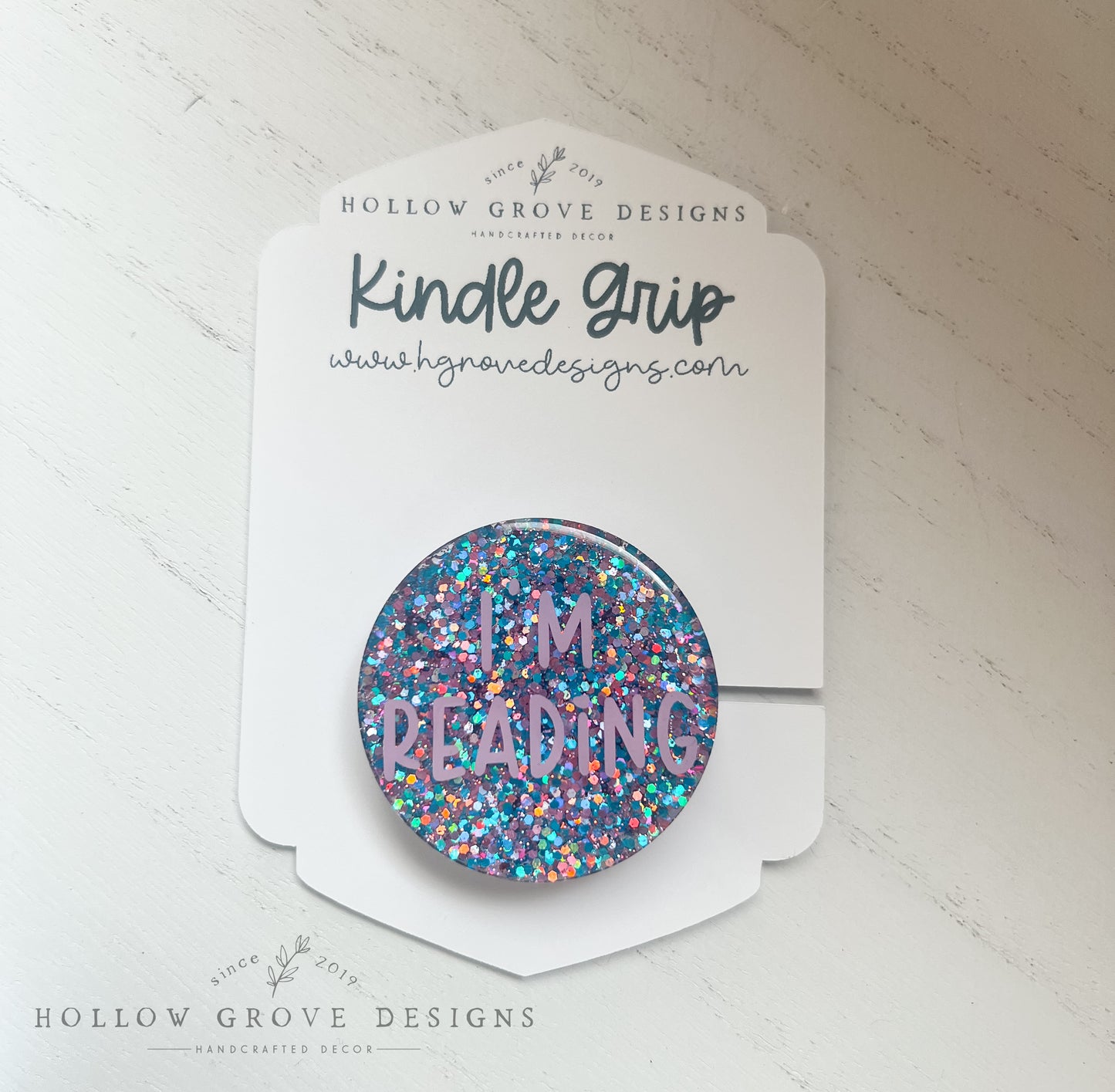 I’m Reading E-Reader Grip | Custom Kindle Grip | Kobo Reader Grip | Bookish Accessories | Gift for Teacher | Lit Teacher Gift (Copy)