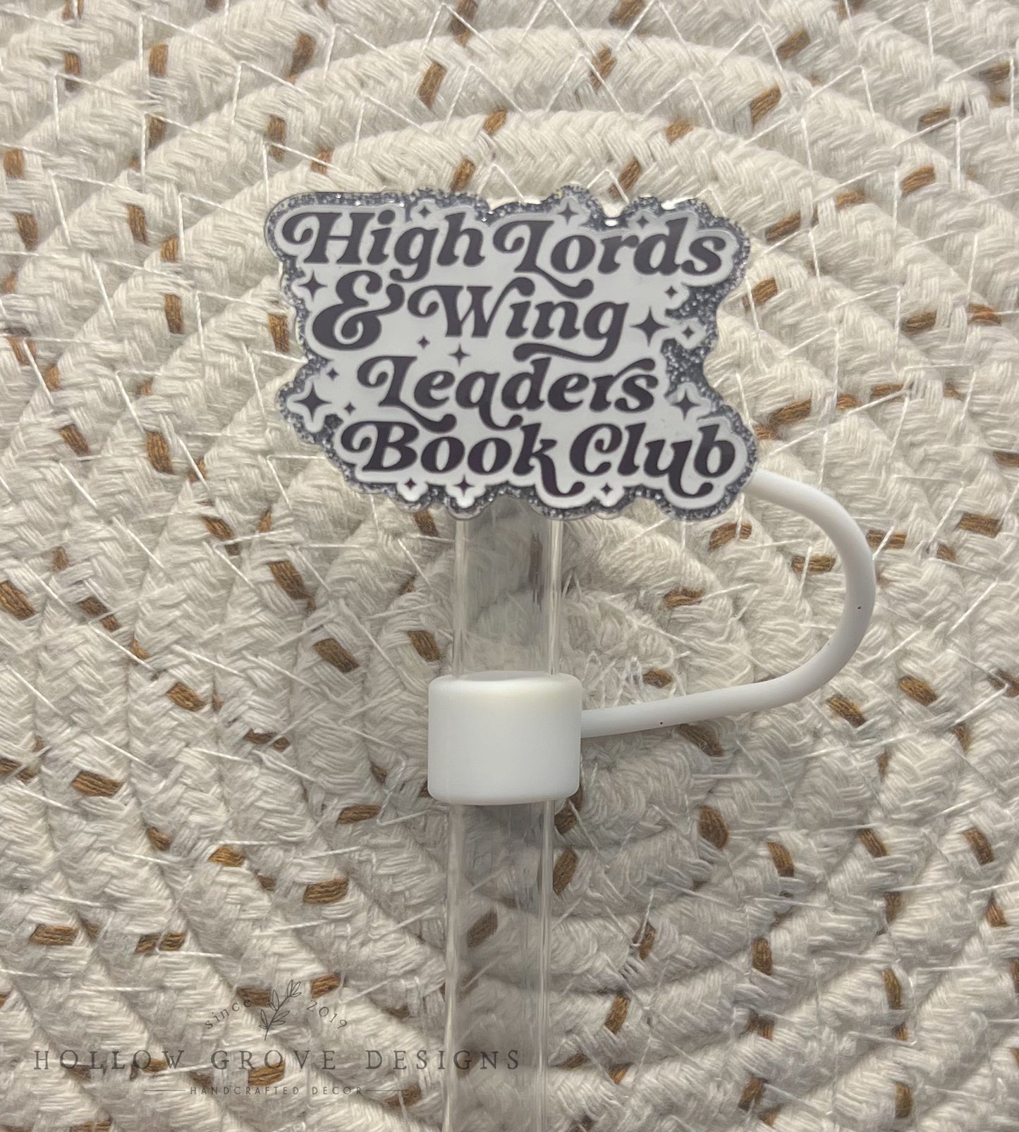 High Lords and Wing Leaders Book Club Straw Topper | Book Lover Tumbler Accesories | Straw Topper for Stanley Tumbler