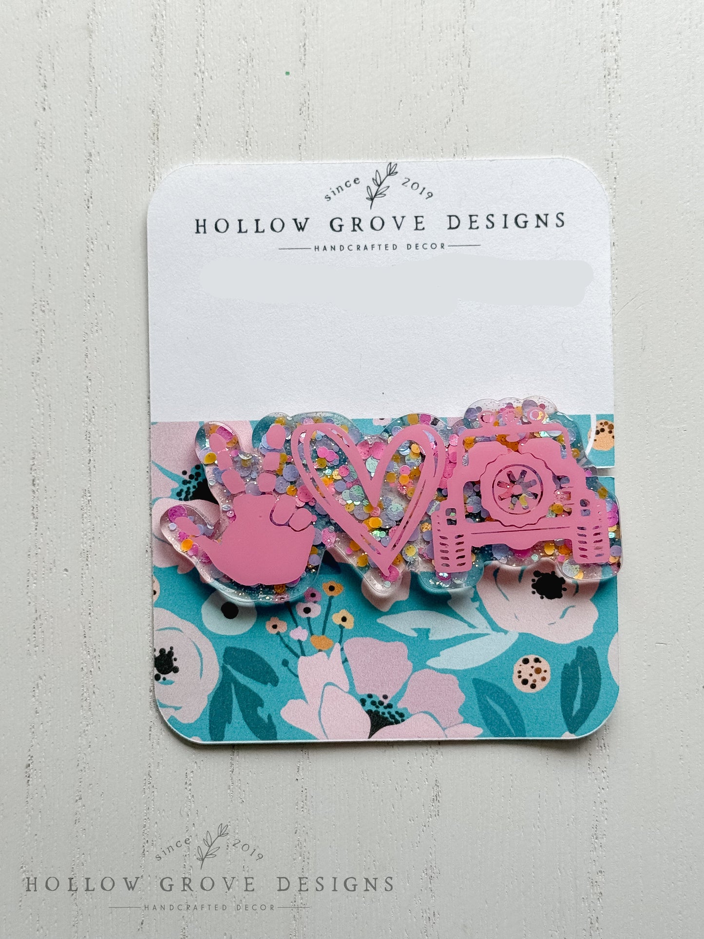 Peace Love Jeep Bag Charm