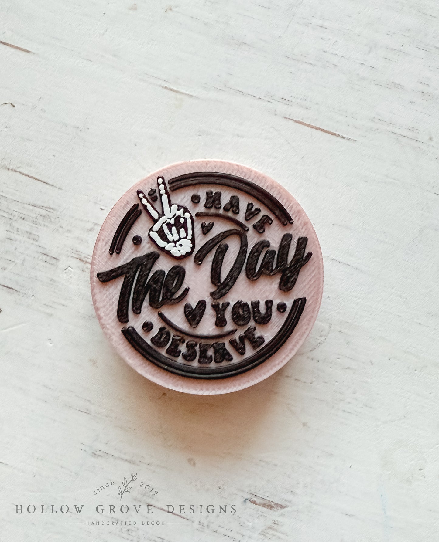 Have The Day You Deserve Straw Charm