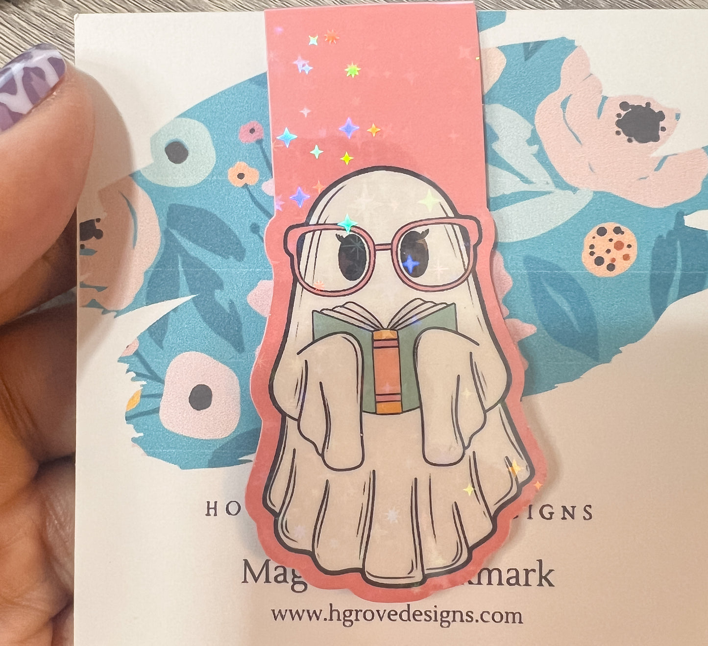 Bookish Ghost Magnetic Bookmark | Funny and Snarky Bookmark | Girly Bookmark | Gift for Booklover | Bookmarks