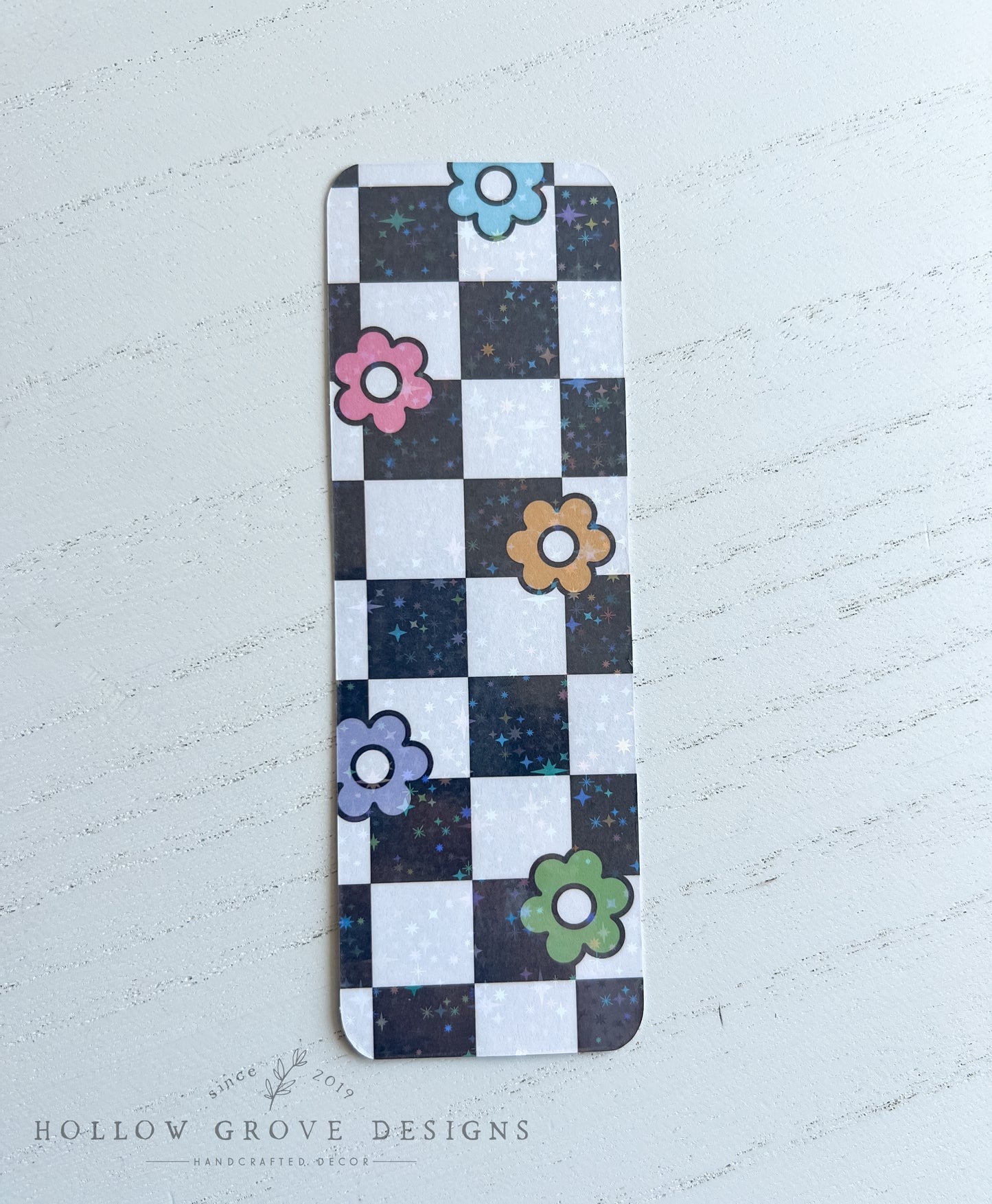 Flower Checker Bookmarks | Holographic Bookmarks | Flower Bookmarkers