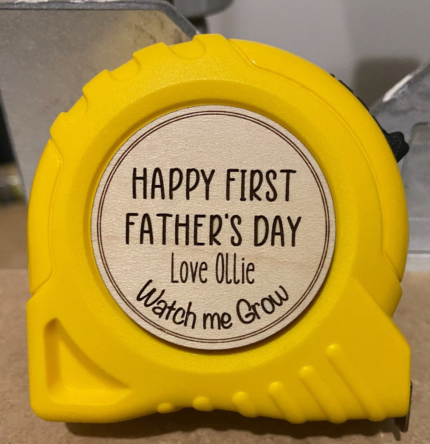 Personalized Tape Measurer, Custom Tape Measurer, Happy Fathers Day, Gift for Dad, Gift for Builder Dad, Fathers Day Gift, Gift For Him