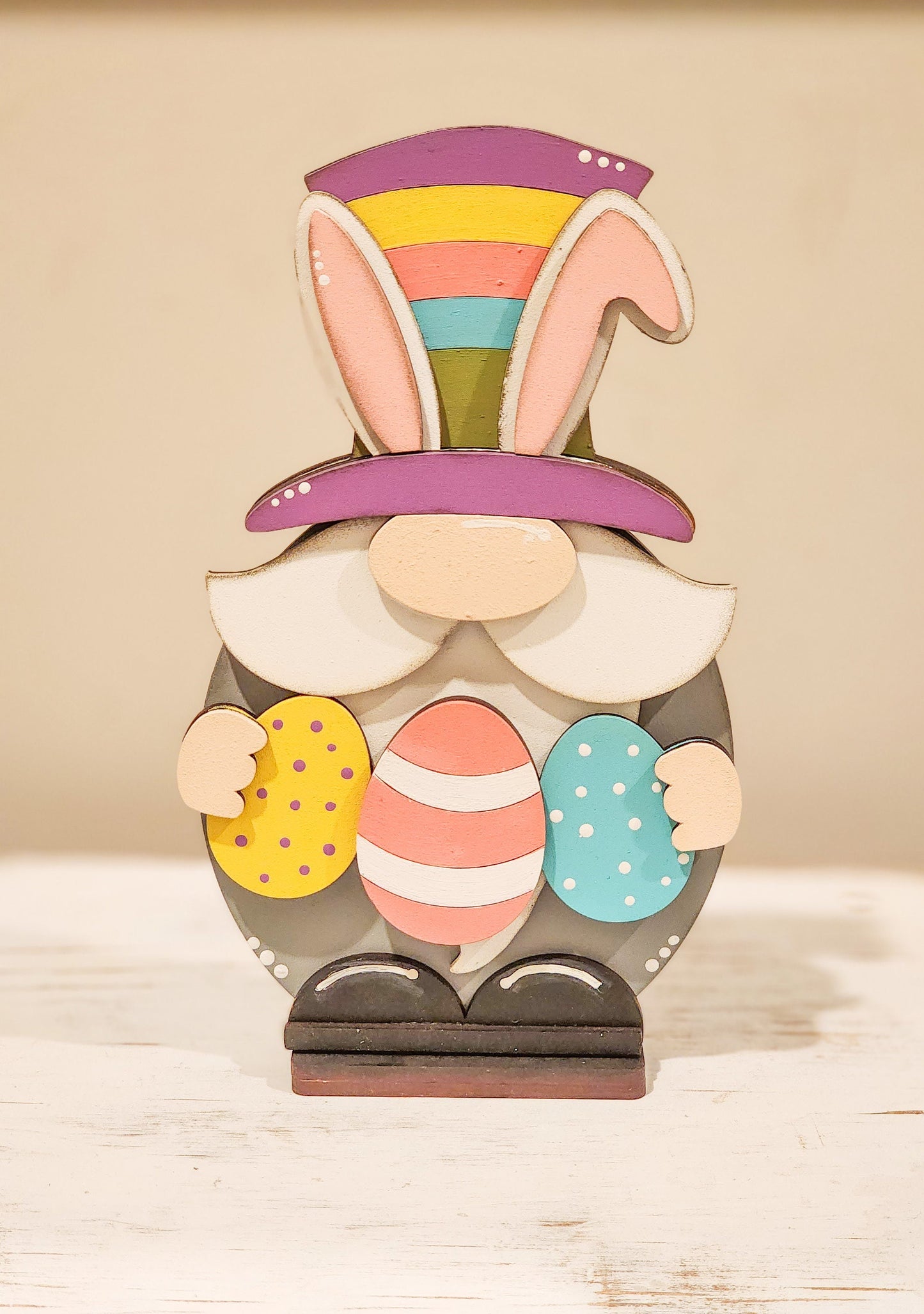 Easter Bunny Gnome | Easter Gnome Decor | Easter Tiered Tray Decor | Easter Bunny Decor