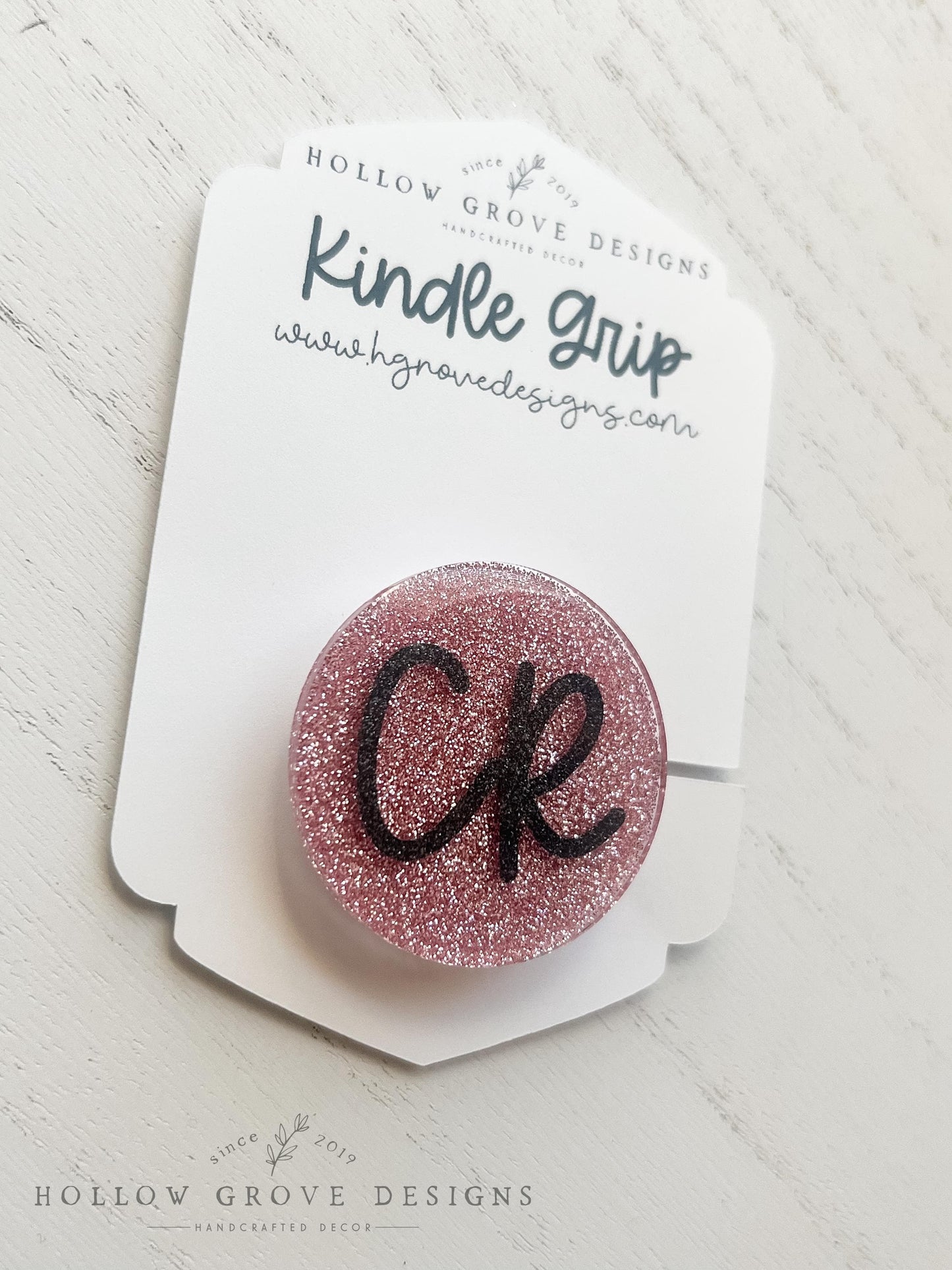 Custom Initial Device Grip | Custom Kindle Grip | Kobo Reader Grip | Bookish Accessories | Gift for Teacher | Lit Teacher Gift