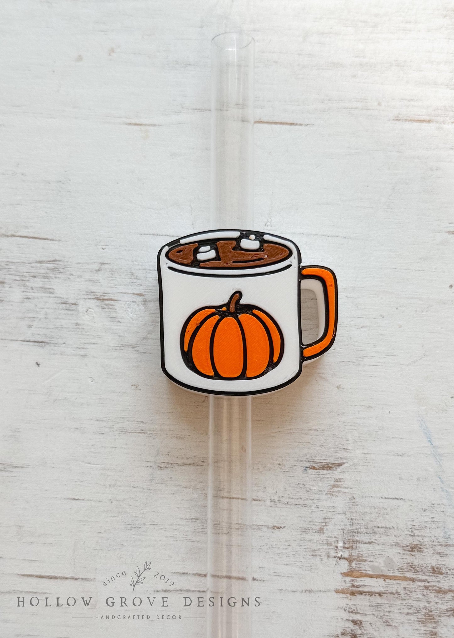 Pumpkin Spice Latte Straw Charm | Stanley Straw Accessory | Fall Tumbler Straw Accessories | Tumbler Accessories