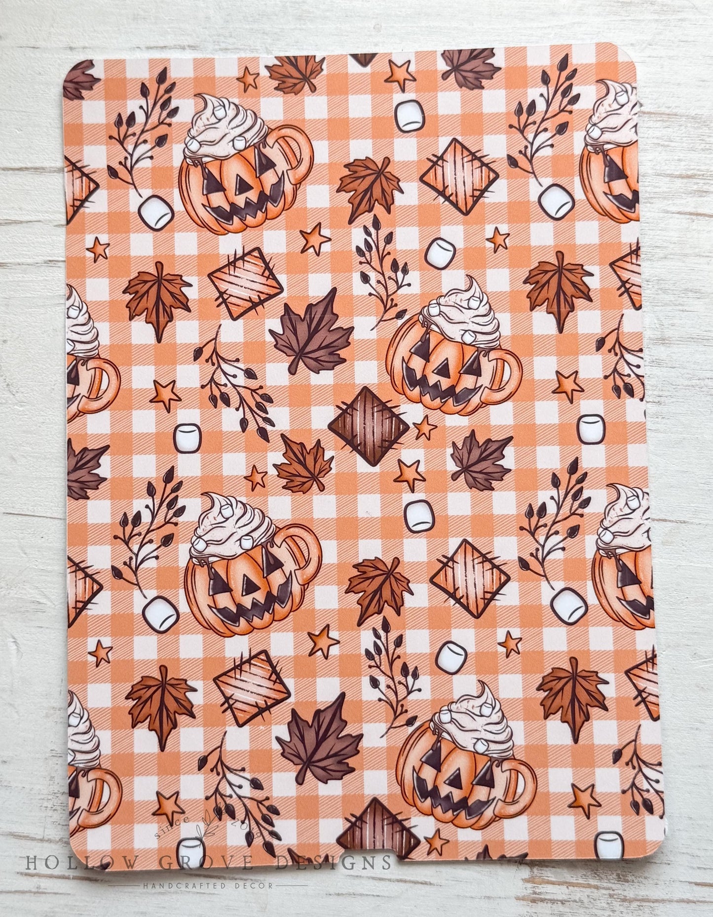 Hello Pumpkin Kindle Insert | Fall Kindle Decor | Clear Kindle Case Insert | Fall Kindle Decor | Gift for Book Lover