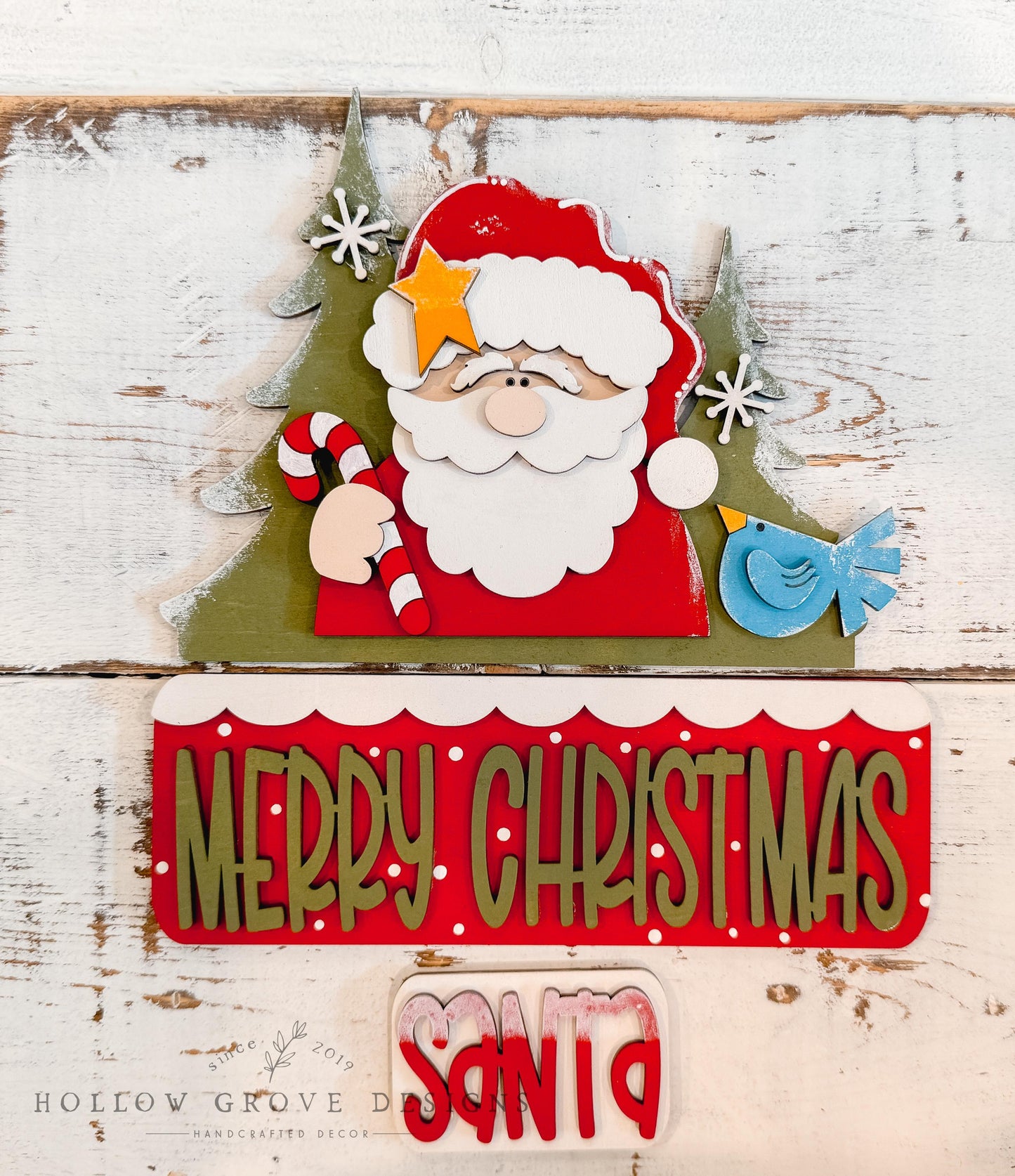 Merry Christmas Interchangeable Truck Insert | Truck Door Hanger | Seasonal Decor | Tiered Tray Decor | Christmas Decor