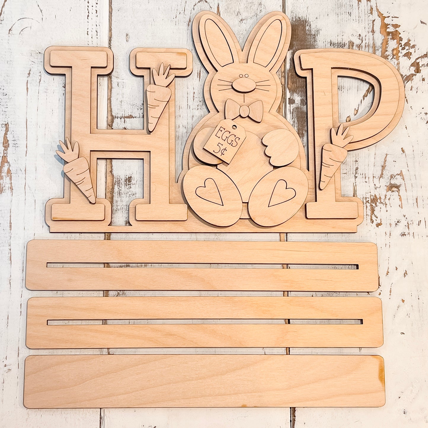 HOP Standing Bunny | Easter Shelf Decor