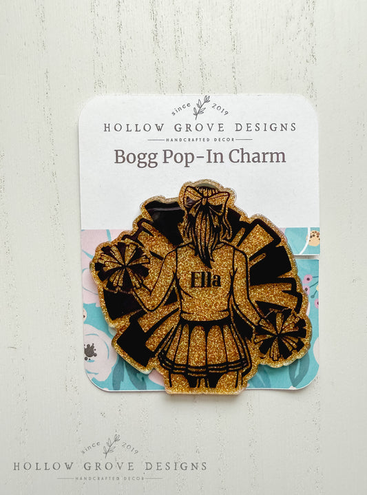 Cheerleader Bogg Charm