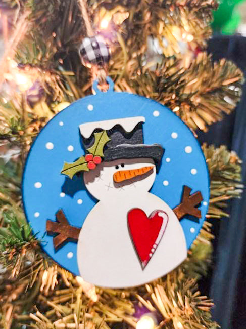 Snowman Christmas Ornament