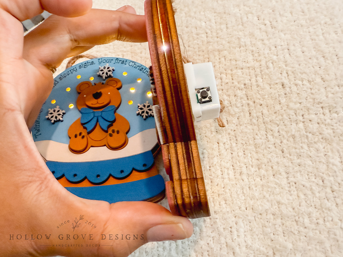 Baby’s First Christmas Lighted Ornament