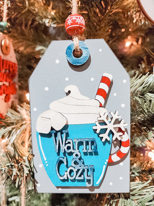 Warm and Cozy Cocoa Gift Card Holder Ornament: