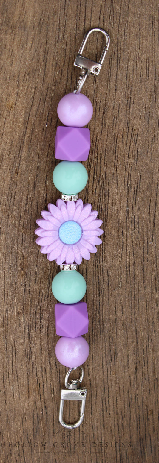 Purple Daisy Kindle Strap