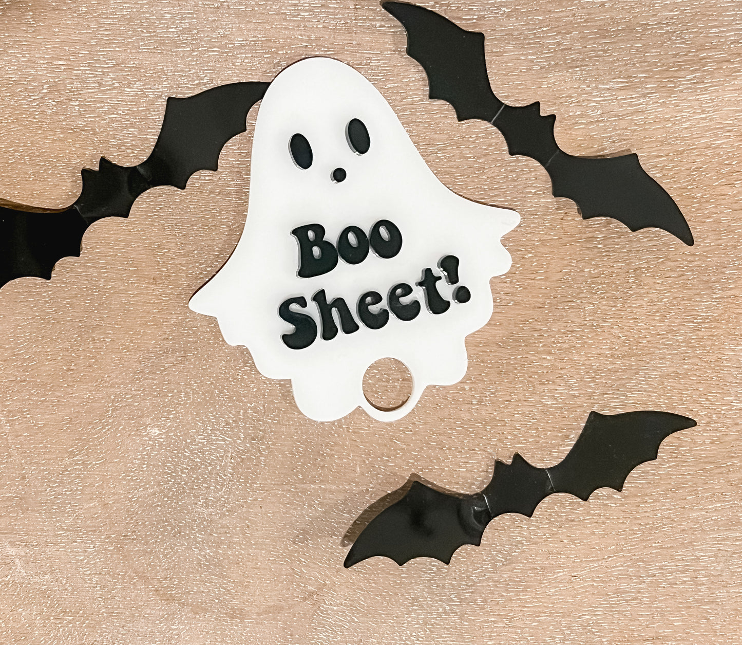 Boo Sheet Tumbler Tag