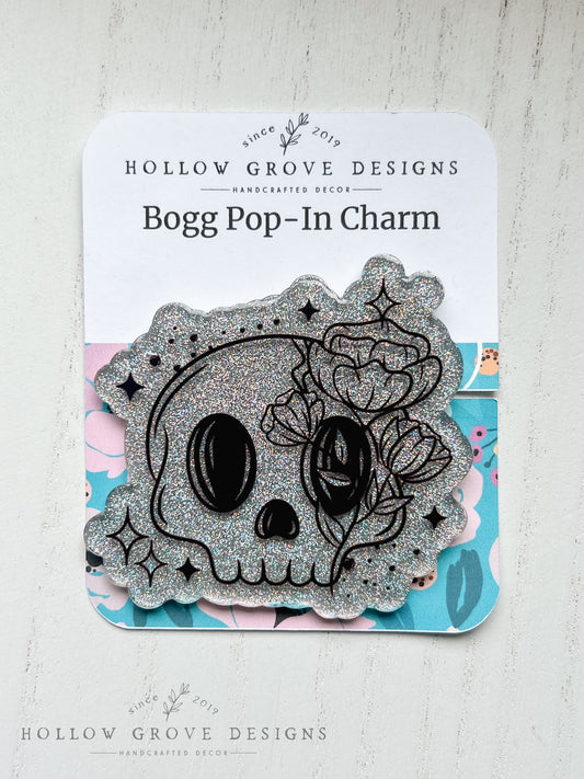 Floral Skull Bogg Pop In Charm