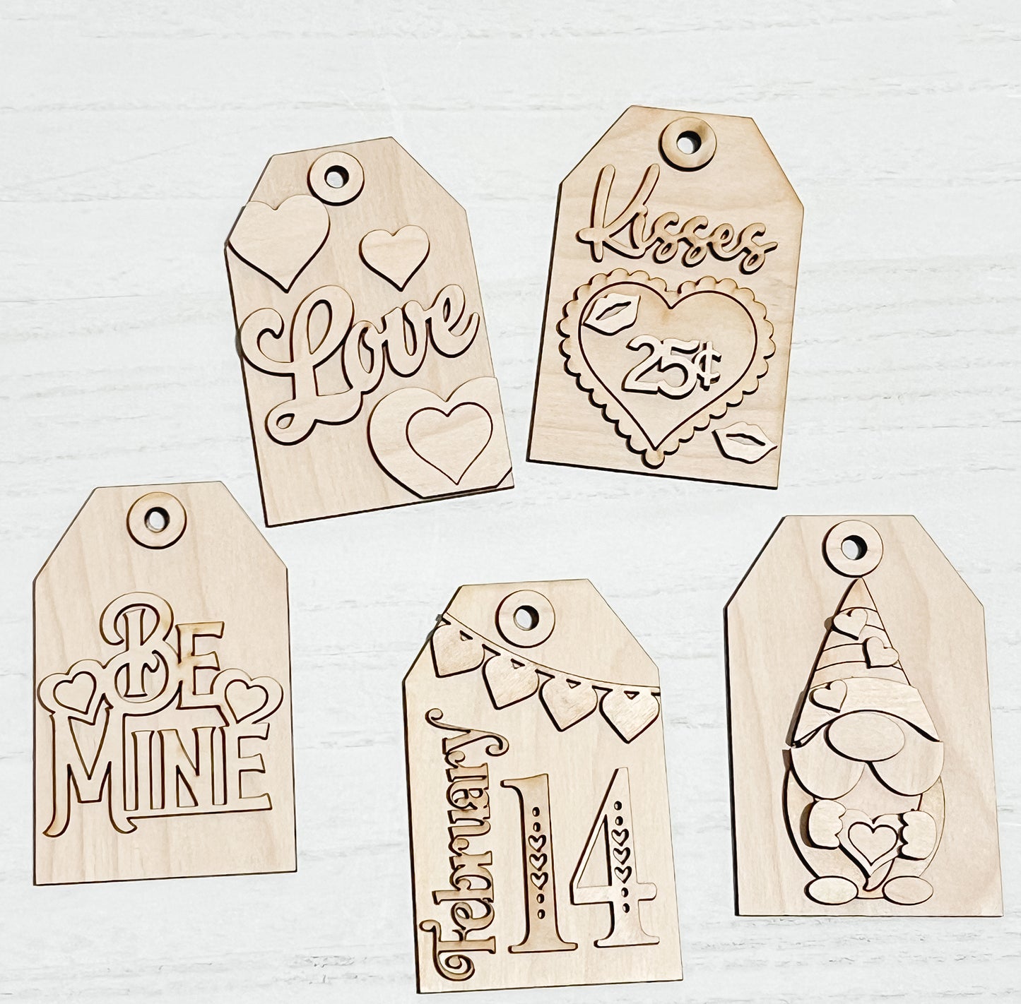 Valentine's Day Gift Card Holder Tags