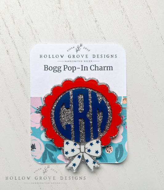 Monogram Bogg Bag Charm
