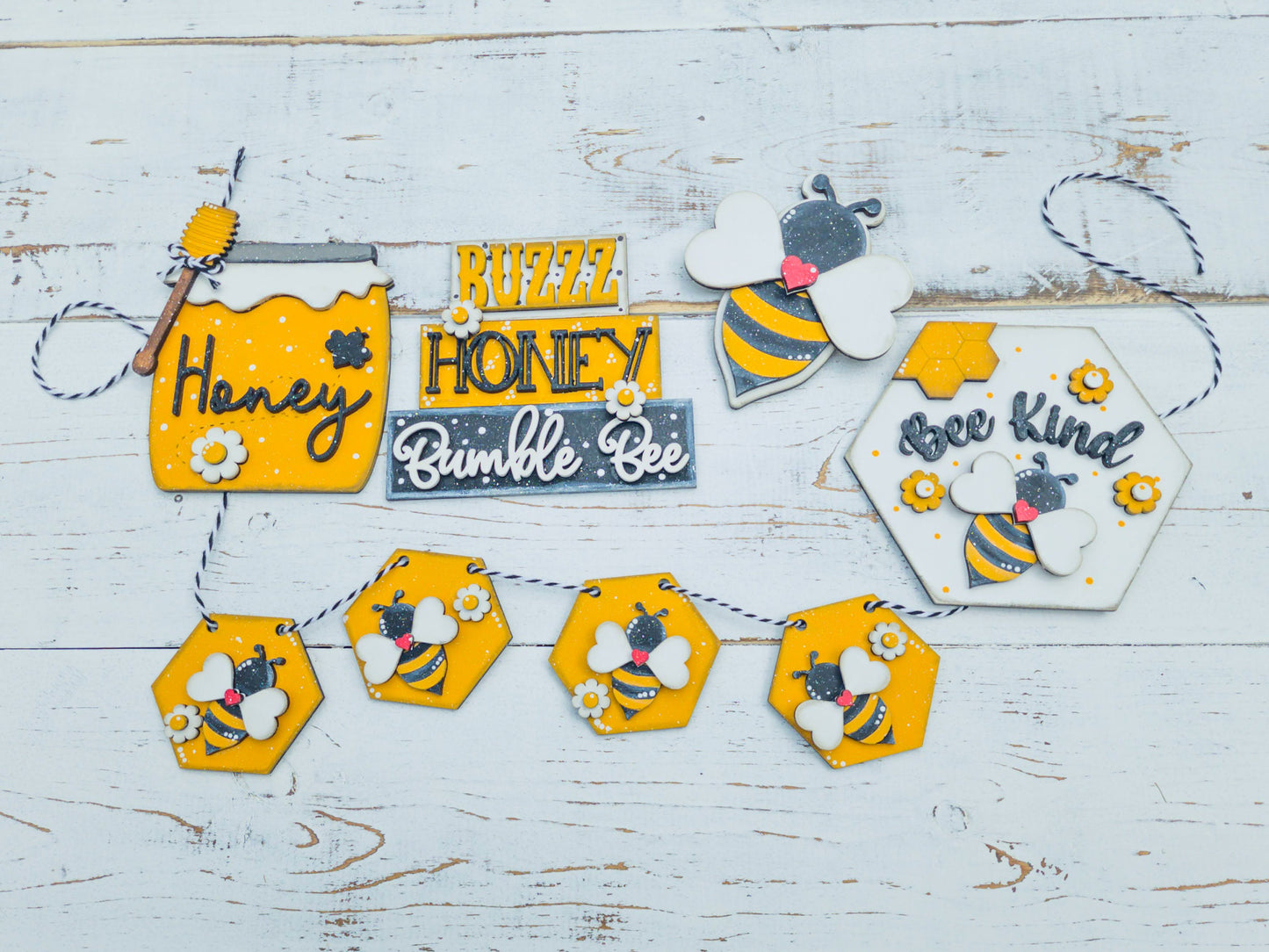 Honey Bee Tiered Tray | Bee Decor | Summer Tiered Tray | Honey Bee