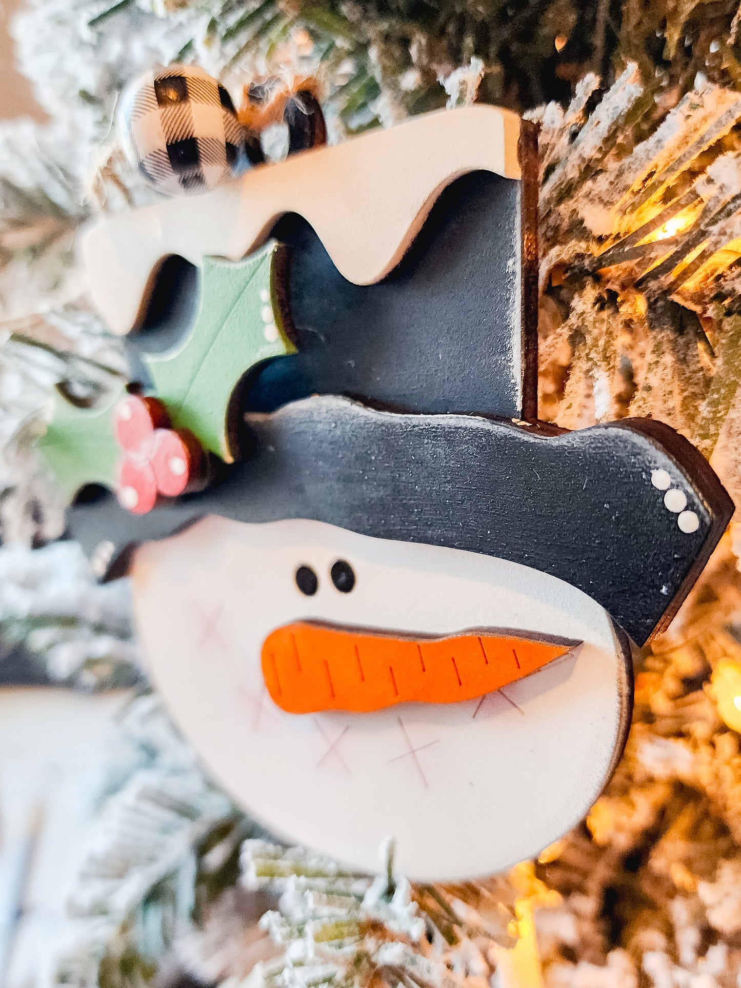 Snowman Ornament | Snowman Decor | Christmas Ornament