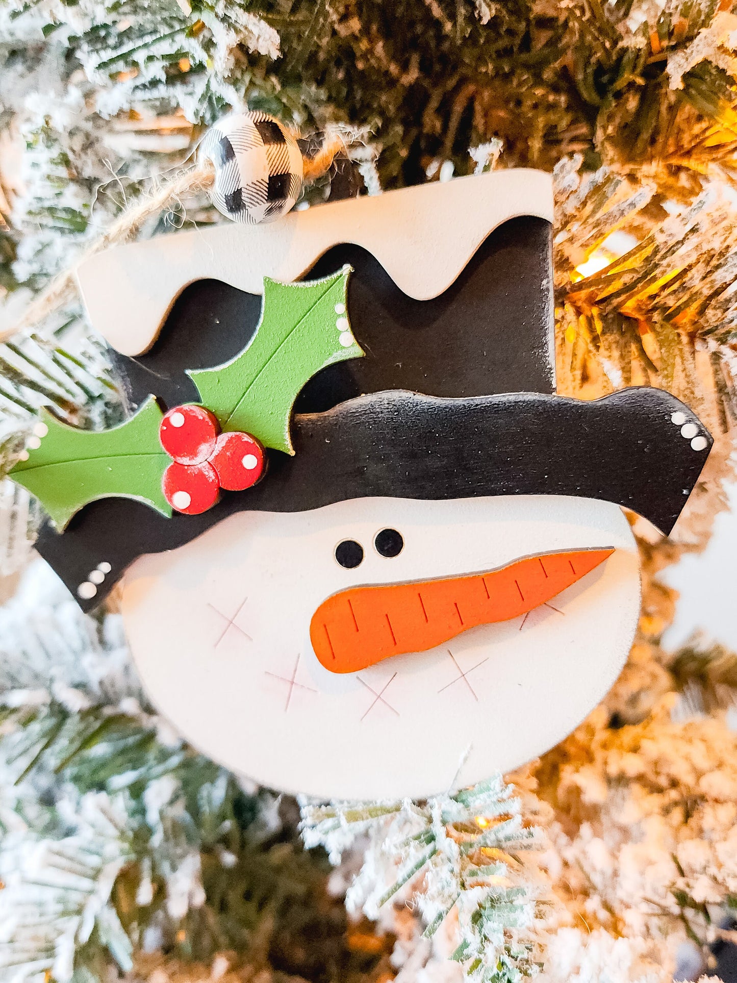 Snowman Ornament | Snowman Decor | Christmas Ornament