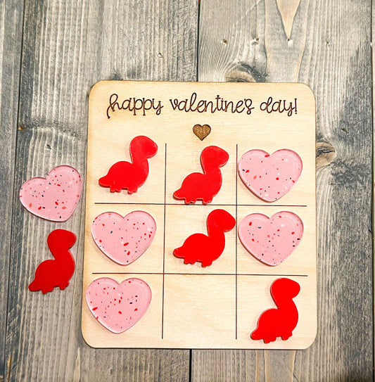 Valentines Day Tic Tac Toe | Valentines Gift for Kids | Vday Basket Stuffer | Valentines Favor | Valentines Gift