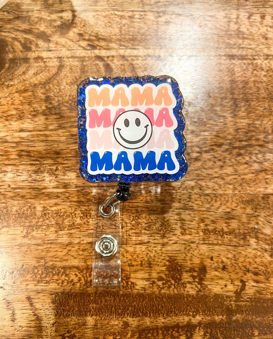 Mama Badge Reel | Funny Badge Reel | Mothers Day Gift| Sassy Badge Reel | ID Holder | Interchangeable Badge Reel