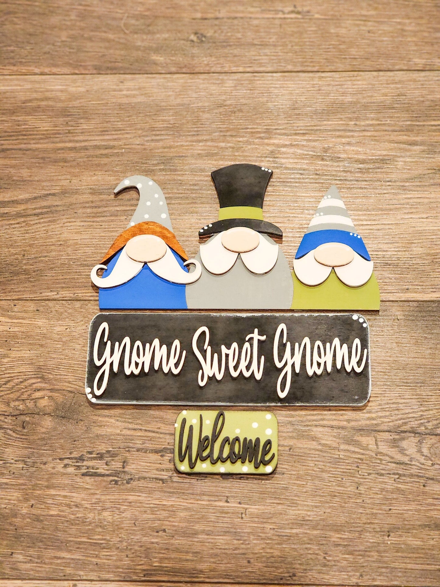 Gnome Sweet Gnome Truck Insert | Truck Door Hanger | All Season Decor | Home Door Hanger| Gnome Decor | Home Sweet Home | Housewarming Gift