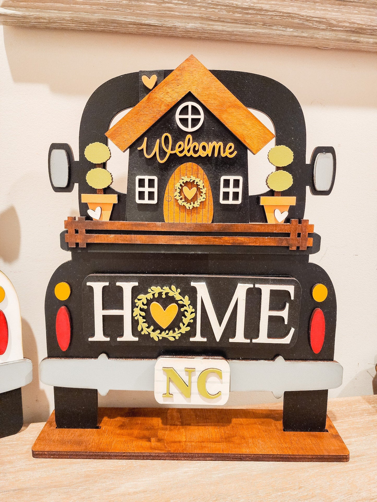 Welcome HomeTruck Insert | Truck Door Hanger | All Season Decor | Home Door Hanger| Gnome Decor | Home Sweet Home | Housewarming Gift