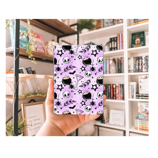 Witches Brew Kindle Insert | Clear Kindle Case Insert | Spooky Skull Decor | Gift for Book Lover| Halloween Kindle Decor