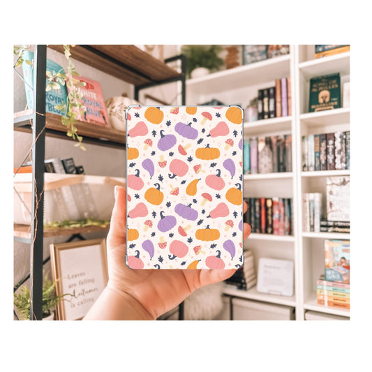 Pumpkin Cottagecore Kindle Insert | Decorative Kindle Insert | Clear Kindle Case Insert | Gift for Book Lover | Fall Kindle Decor