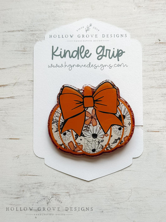 Pumpkin Device Grip | Fall Kindle Grip | Kobo Reader Grip | Bookish Accessories | Gift for Teacher | Lit Teacher Gift