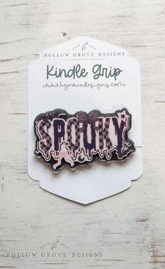 Spooky Girlie Device Grip | Fall Kindle Grip | Kobo Reader Grip | Bookish Accessories | Gift for Teacher | Lit Teacher Gift