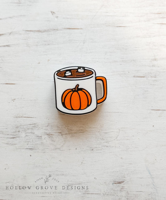 Pumpkin Spice Latte Straw Charm | Stanley Straw Accessory | Fall Tumbler Straw Accessories | Tumbler Accessories
