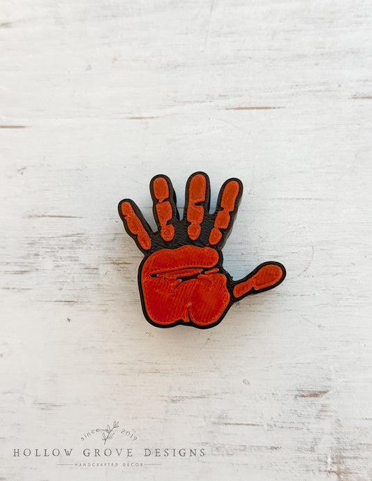 Bloody Handprint Straw Charm | Stanley Straw Accessory | Horror Tumbler Straw Accessories | Tumbler Accessories