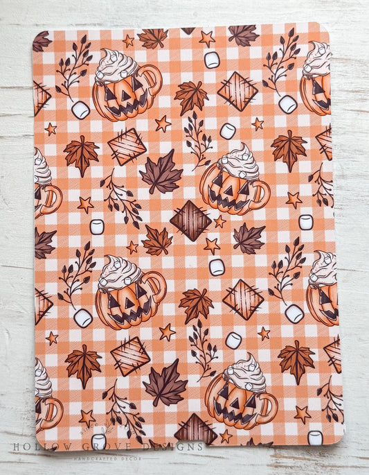 Hello Pumpkin Kindle Insert | Fall Kindle Decor | Clear Kindle Case Insert | Fall Kindle Decor | Gift for Book Lover