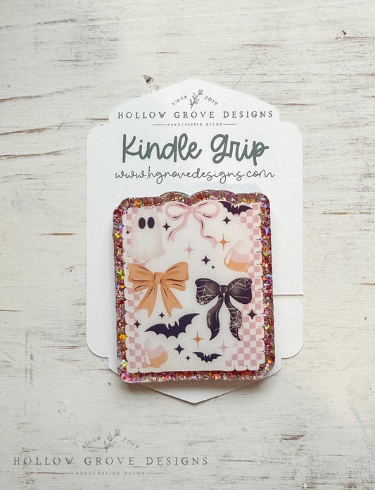 Pastel Ghosties Device Grip | Fall Kindle Grip | Kobo Reader Grip | Bookish Accessories | Gift for Teacher | Lit Teacher Gift