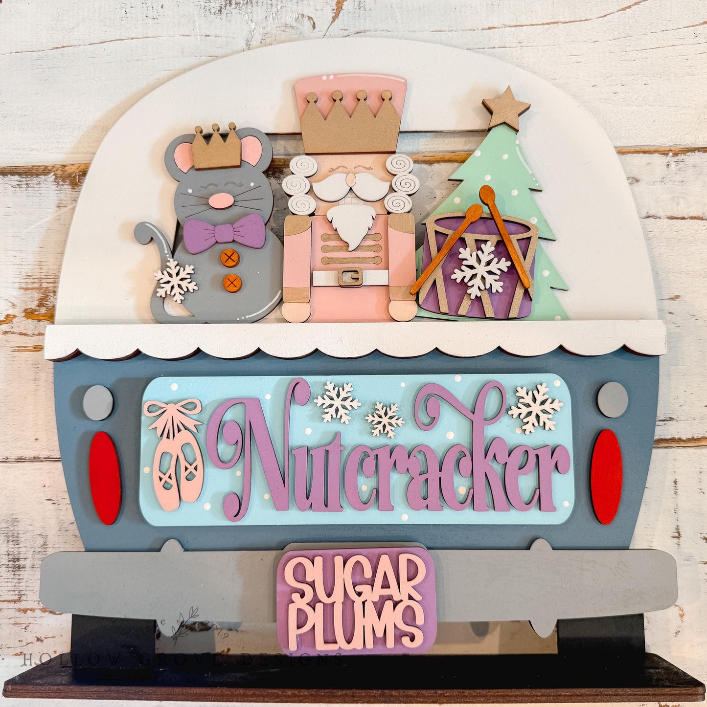 Nut Cracker Interchangeable Truck Insert | Truck Door Hanger | Seasonal Decor | Tiered Tray Decor | Christmas Decor