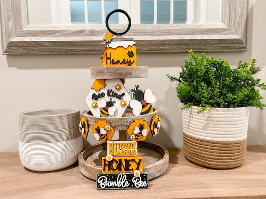 Honey Bee Tiered Tray Set